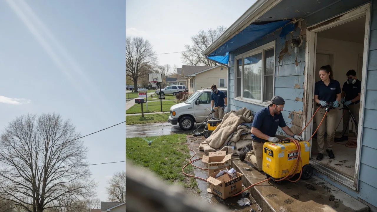 Basement Flood Cleanup in Antioch, IL near me